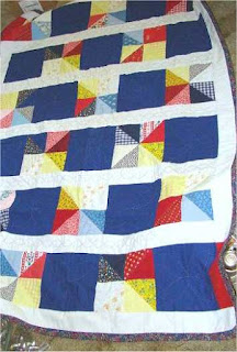 Quilting with half-square triangles fast and easy.