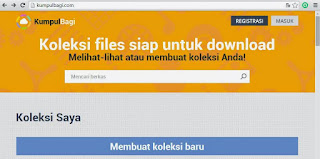 KumpulBagi homepage