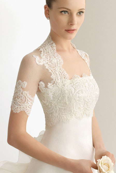 Lace is a very understated material when it comes to wedding dresses and I