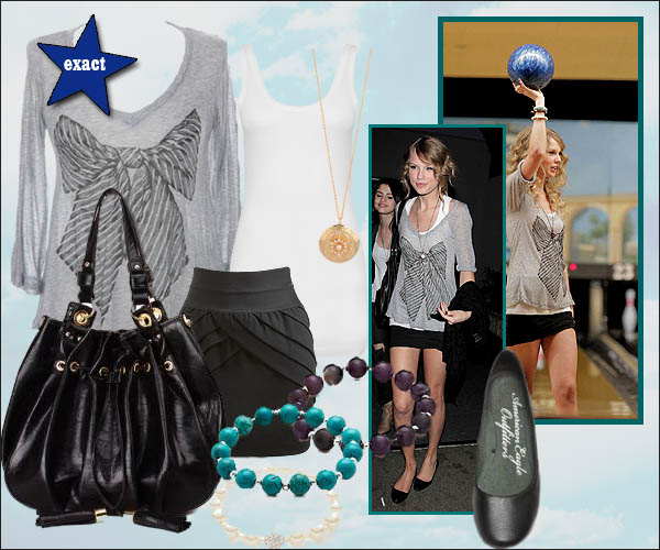 selena gomez style guide. Bowling with Selena Gomez