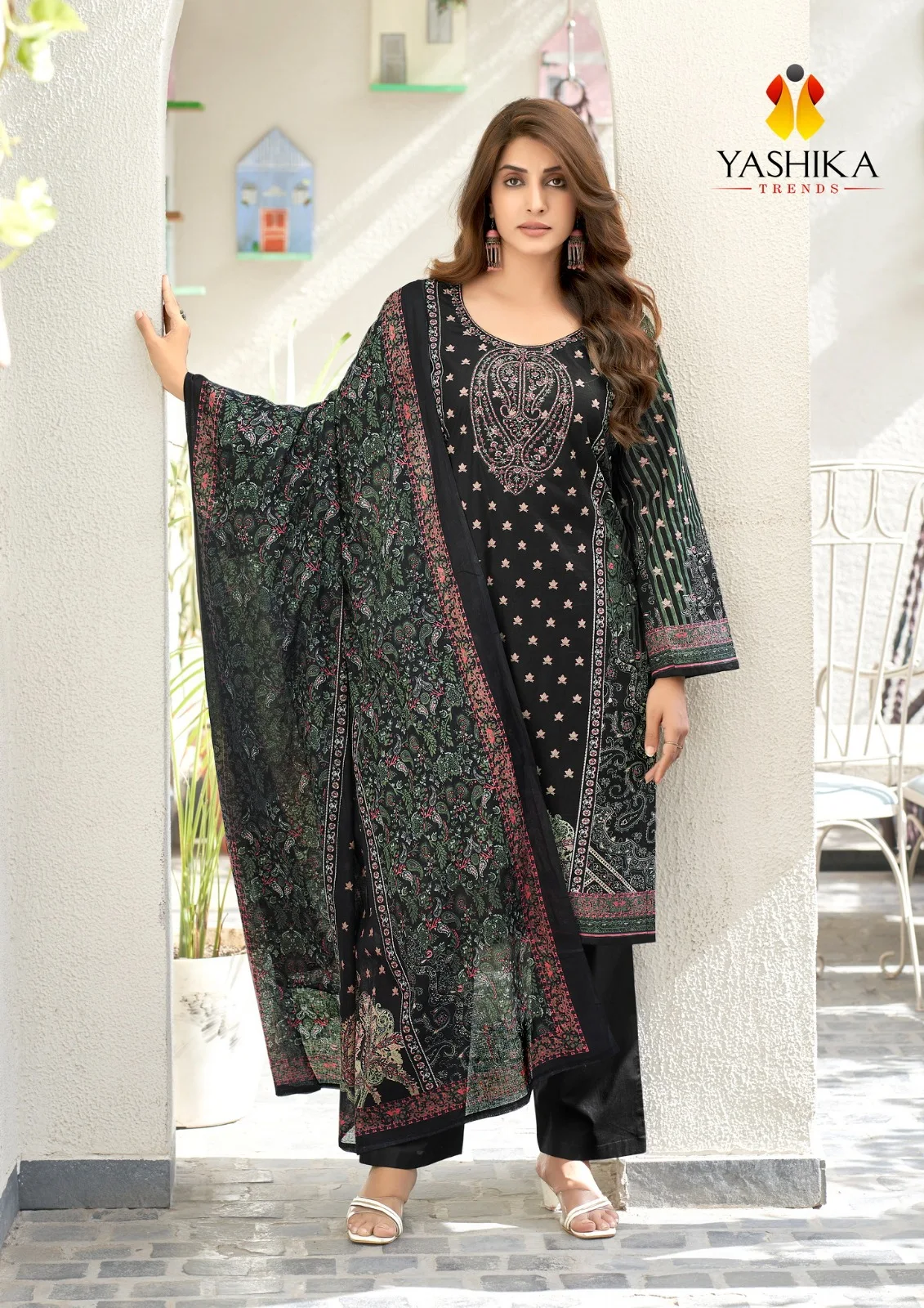 Nayra A Yashika Trends Cotton Pant Style Suits