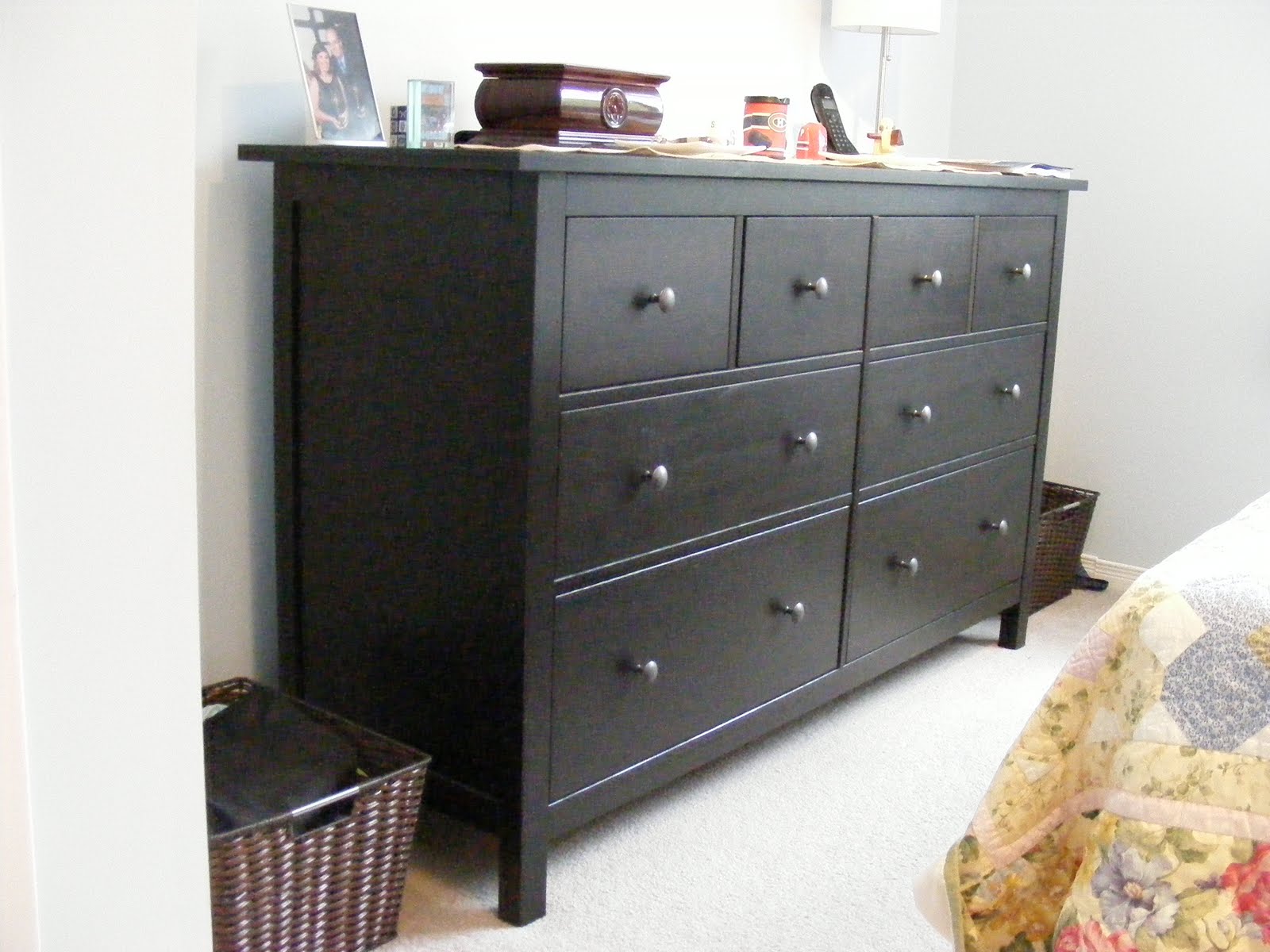 ... were bursting out of the drawers and we sprung for this Ikea dresser