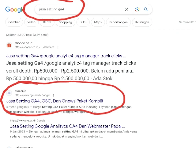 Gambar GA4 Index Cepat