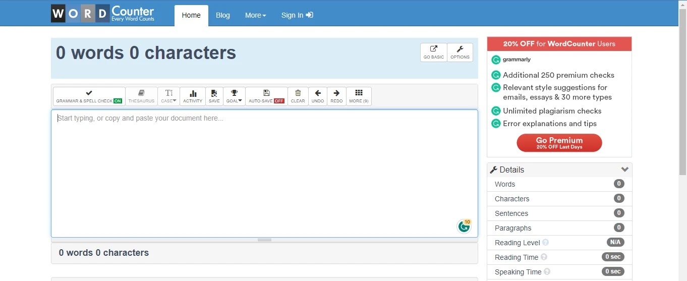8 Best WordCounter that offers unlimited FREE Words, Characters Counts