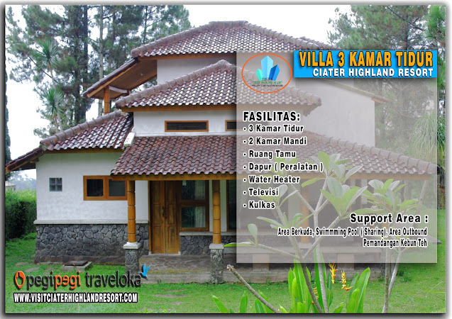 Villa Ezperanza 1 - 3 Kamar Di Ciater Highland Resort