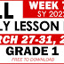 GRADE 1 DAILY LESSON LOG (Quarter 3: WEEK 7) MARCH 27-31, 2023