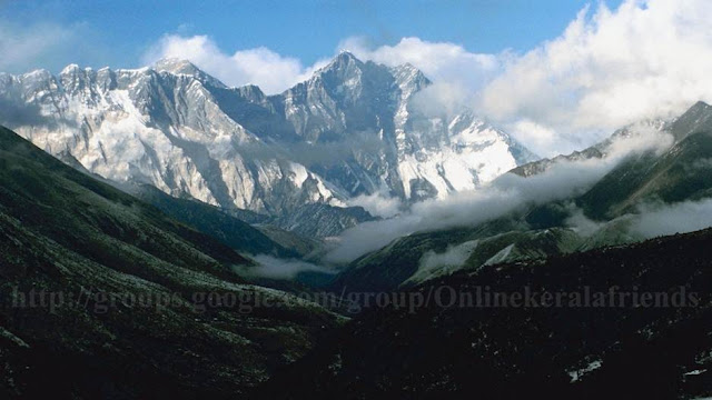 View of the Himalayas