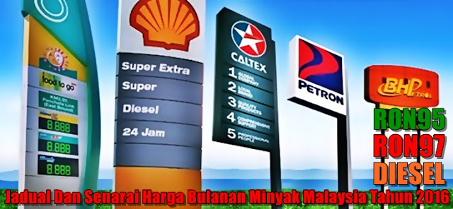 harga minyak malaysia, minyak ron95 turun, harga baru minyak ron 95