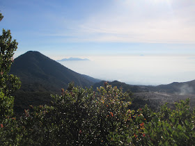 Puncak gunung Papandayan