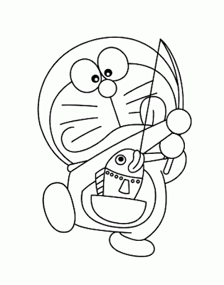 Doraemon Cartoon Character Coloring