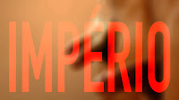 the word IMPÉRIO over a blurry picture of 3 naked men