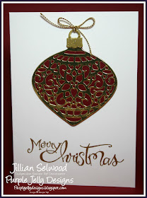 Christmas Card, Sassy Salutations, Gold Embossing power