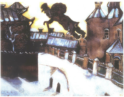 Over Vitebsk, Painting by Marc Chagall