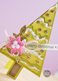 SRM Stickers Blog - Merry Christmas! by Michele - #christmas #stickers #glitter #rhinestones #card