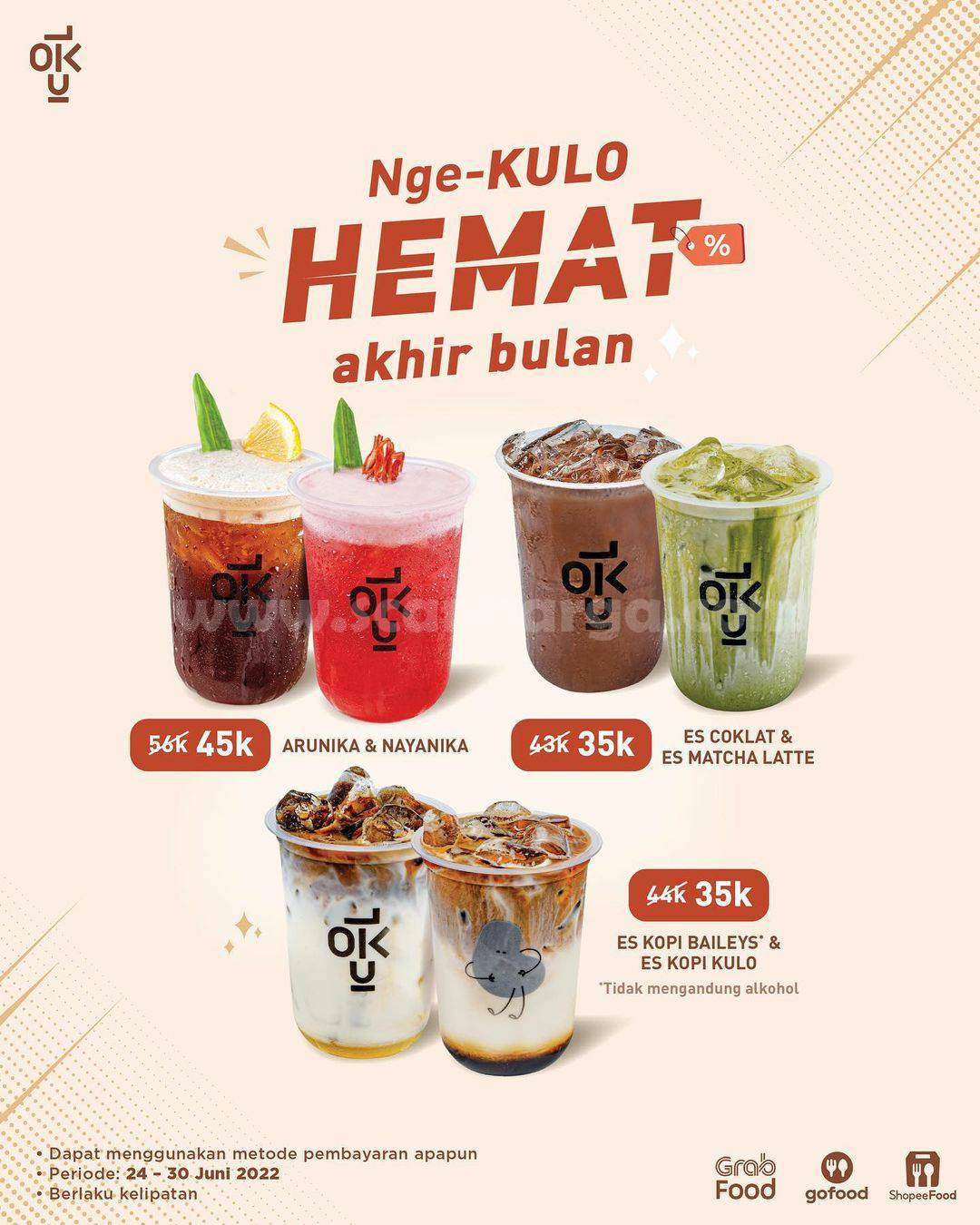 Kedai Kopi Kulo Promo Hemat Akhir Bulan