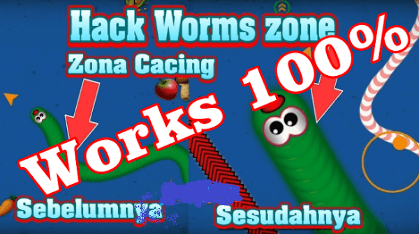 Cara Cheat Game Worms Zone Terabaru