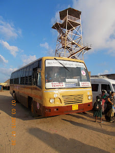 Tour De South India:- By public bus from Rameswaram to Dhanushkodi.