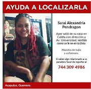 Piden ayuda para encontrar a maestra de baile desaparecida en Caleta en Acapulco