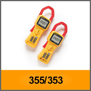 Fluke 355 dan 353 True-rms 2000 A Clamp Meters