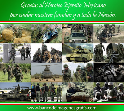 Agradecimiento al Heroico Ejército Mexicano