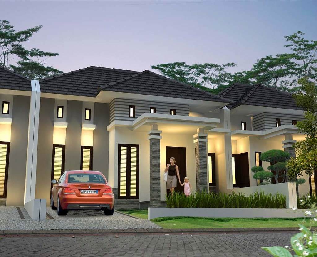 30 DESAIN RUMAH MEWAH 1 LANTAI MODEL TERBARU DENGAN TAMPILAN