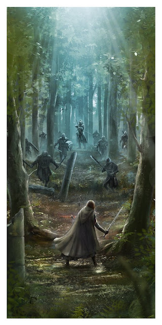 The Lord of the Rings Showdowns Prints by Andy Fairhurst x Bottleneck Gallery