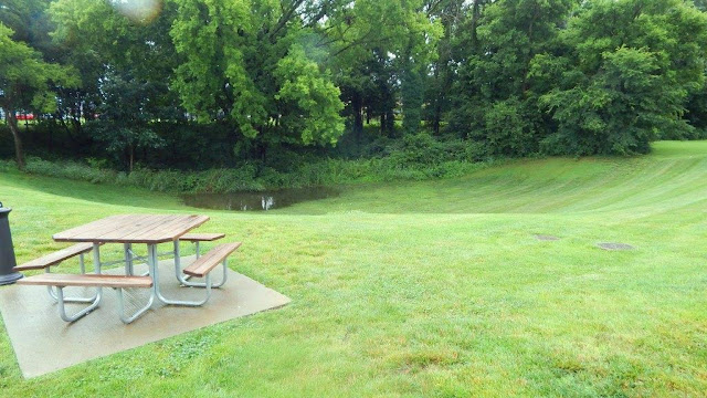 StayBridge Suites dog walk area in Bowling Green Ky