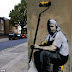 Banksy Graffiti: 3D Painting On The Wall