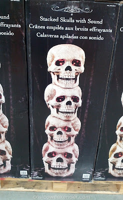 Stacked Skulls with Sound – Motion activated LED eyes and sound