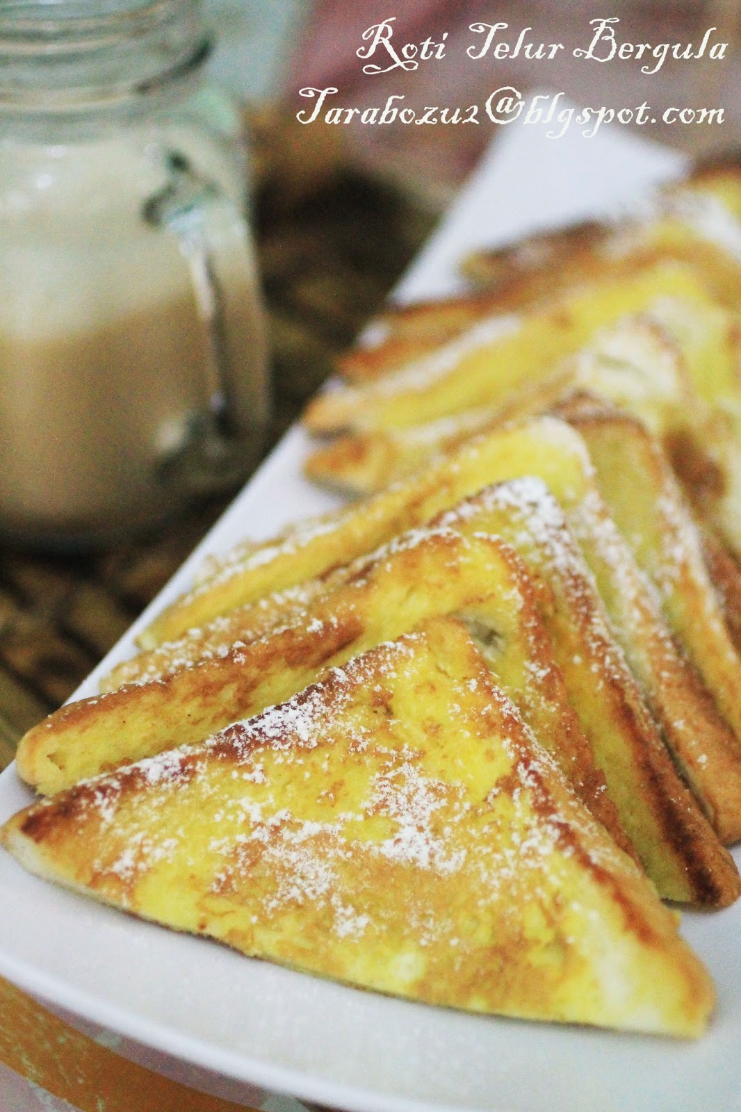  ROTI TELUR  BERGULA AIR TANGAN ZUHAIDA