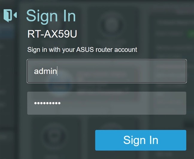 Login ke router ASUS ataupun ZenWiFi Anda