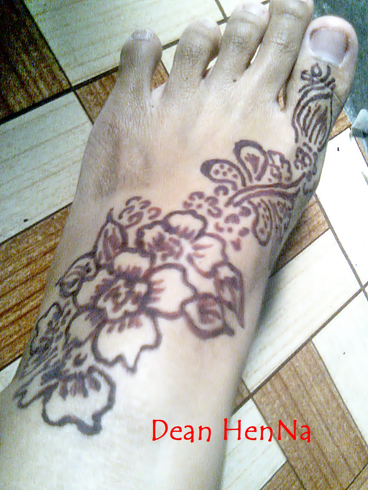 Gambar Henna Untuk Di Kaki Balehenna