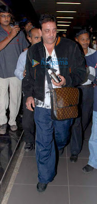 Sanjay Dutt Returns From Bangkok