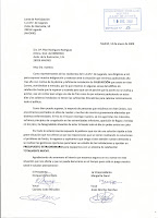 Carta original a la Dtora. Gral. del IMSERSO