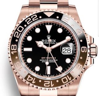 Pajak Rolex GMT-Masrer-II Rose gold Dipajak - RM80,000