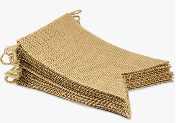 Burlap Bunting