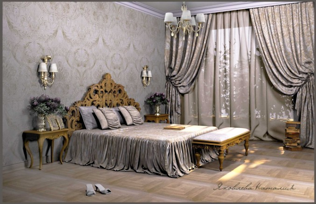 modern bedroom decor with stylish bedroom window curtain ideas