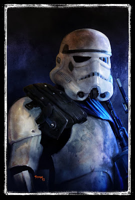 retratos de Star Wars-soldado imperial-darth maul-boba fet-morador de las arenas-darth vader- (2)