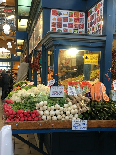 ハンガリー中央市場の野菜