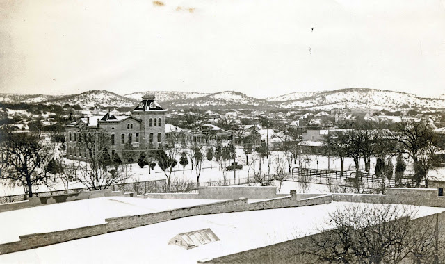 Kerrville Texas 1923 after a snowfall