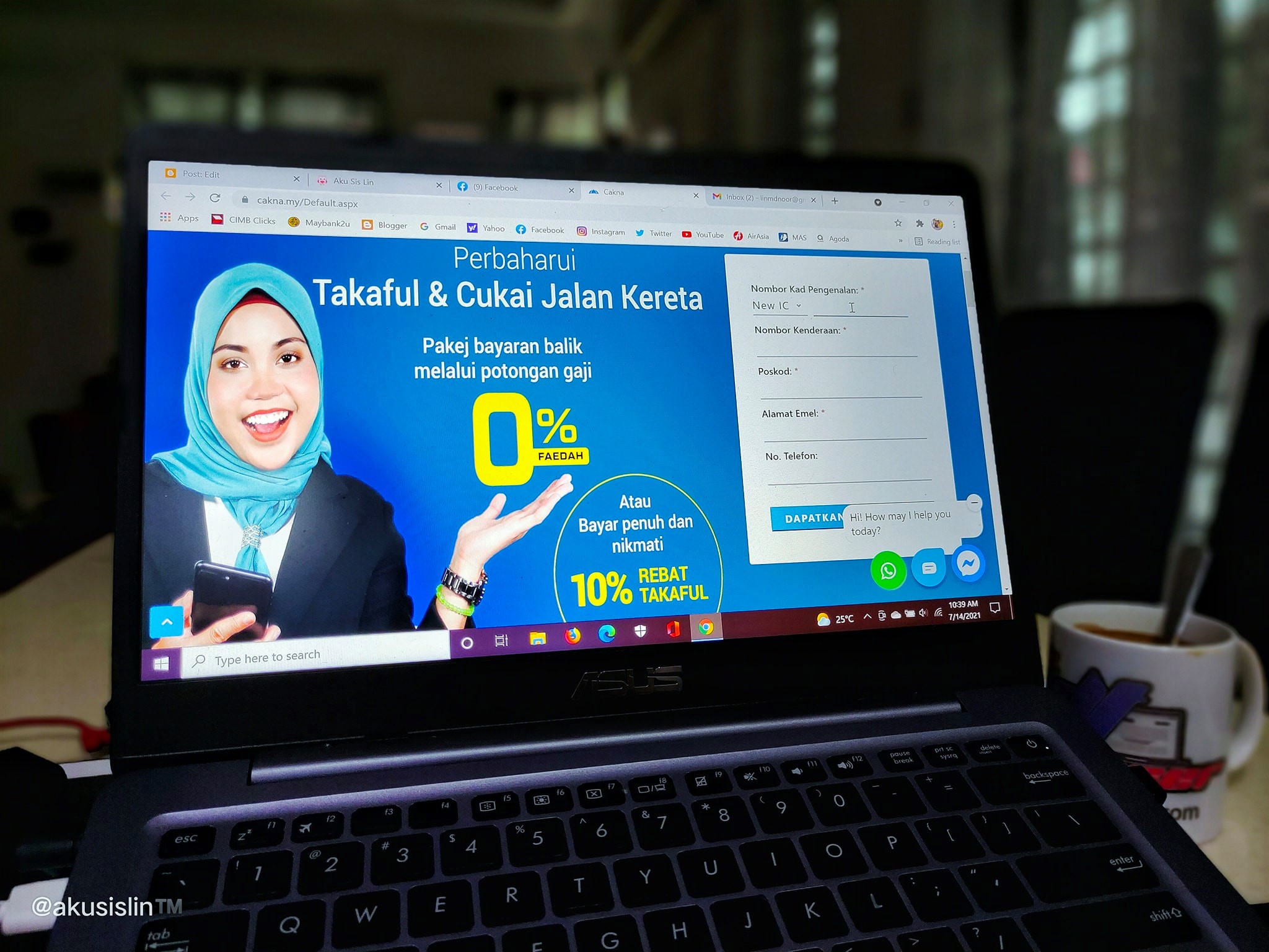 CAKNA Tawar Skim Pembaharuan Takaful Dan Cukai Jalan (SPTC) Melalui Aplikasi Digital