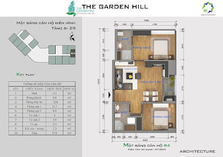 Sơ đồ mặt bằng căn hộ The Garden Hill Sơ đồ mặt bằng căn hộ The Garden Hill