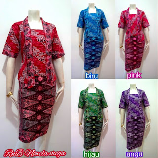 Baju Batik Dress Nowela