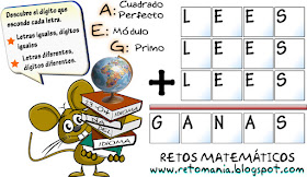 Alfametica, Alfamética, Criptoaritmética, Criptosuma, Juego de palabras, Juego de letras, Día del Idioma, Día del Libro, Retos matemáticos, Desafíos matemáticos, Problemas matemáticos