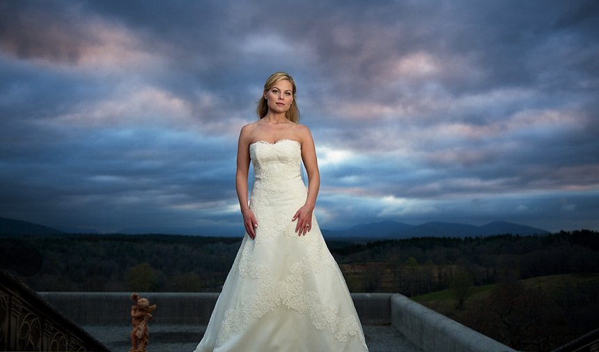 What a gorgeous bridal portrait Photography taken by Two Ring Studios