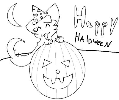 Halloween Coloring Sheet 1