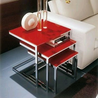 Glass tables, Decoration and Design