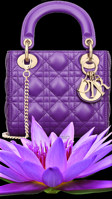 ♦Purple mini Lady DIOR cannage lambskin bag #dior #bags #purple #brilliantluxury