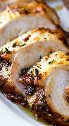 Roast turkey breast sprinkled with aromatic herbs and brushed with a sweet orange-honey glaze makes for a delicious meal anytime!