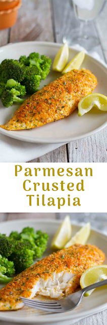 Parmesan Crusted Tilapia